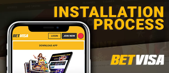আপনার iPhone এ BetVisa অনলাইন ক্যাসিনো অ্যাপ ইনস্টল করার প্রক্রিয়া