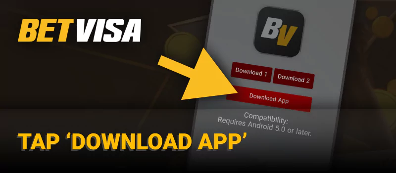 Betvisa অ্যাপ ডাউনলোড করুন আলতো চাপুন