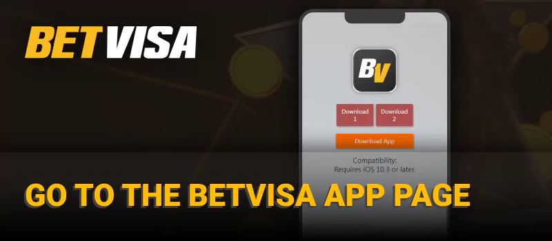 BetVisa অ্যাপ পৃষ্ঠায় যান